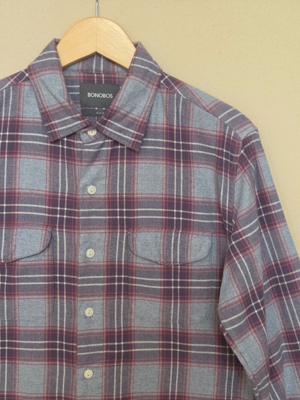Bonobos Slim Fit Flannel Button Down M